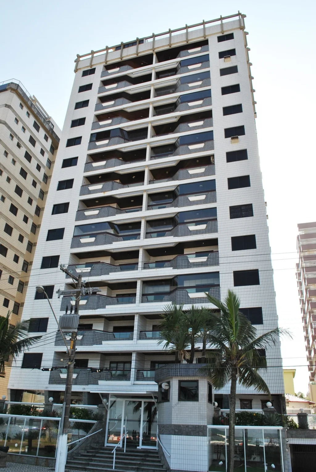 Fachada do Pontal do Atlântico, Vila Caiçara, Praia Grande SP